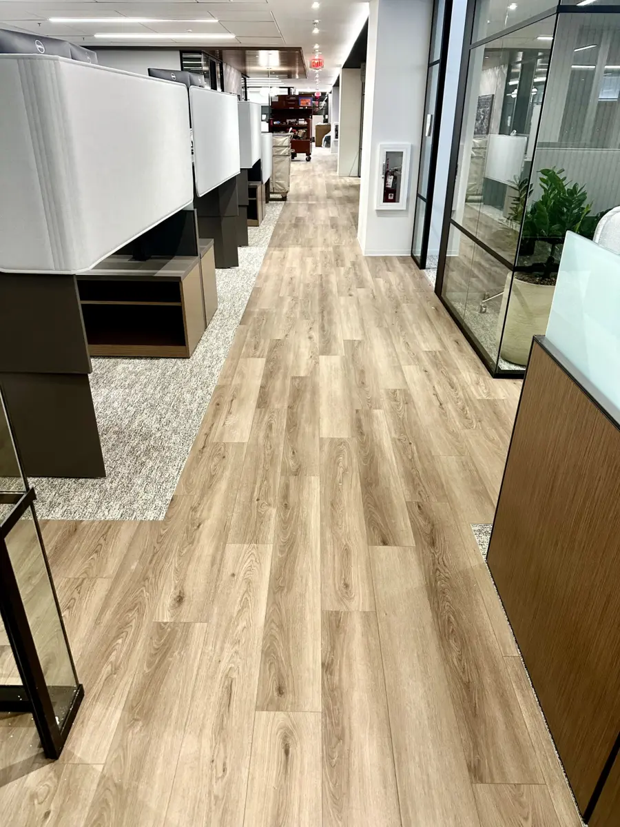 Luxury vinyl plank flooring waterproof basement installation